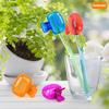 ATOOZED Toothbrush Head Cover Portable Travel Toothbrush Protector Coverings Clips Cap Brush Multicolor Plastic Covers for Household Travel Camping Bathroom School (Pack of 5) view 2