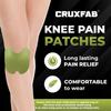 CRUXFAB Knee Pain Relief Patch for Joint & Muscle Pain Quick Relief Heating Pad Natural Pain Reliever for Knee, Back, Neck & Body Pain (Pack of 20) view 2