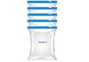 Rpinkal Fresh Zipper Multi-Purpose Storage Slider Bags | Reusable Ziplock Pouch BPA Free Plastic Seal Freezer Food, Microwave Safe, Re-usable, Washable, Transparent (Zip Lock Bags - 5) view 1