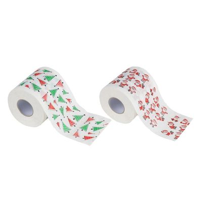 BNF 2 Pcs Santa Claus&Christmas Tree Paper Roll Merry Christmas Theme Home Decor|Home & Garden | Household Supplies & Cleaning | Paper Products