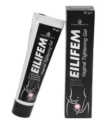 Eilifem Female Delicate Private Part Tightening Gel for Women 50gms Tube | Uses- Tightening, Lubrication and Rejuvenation [Best for Dryness, Looseness, Pain During Intercourse, Bad Odor, Below pH 4.5, Itchiness & Inflammation]