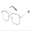 Fairydot Opticals Photochromic Blue Light Blocking Reading Glasses | Turns into Sunglasses in The Sun | UV400 | for Women Men Full Rim Anti UV Ray Filter | Computer Gaming Glasses | Silver/Black view 2