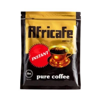 Africafe Pure Instant Coffee 50g | 100% Arabica & Robusta Blend | Imported from Tanzania | Rich & Full-Bodied Flavor