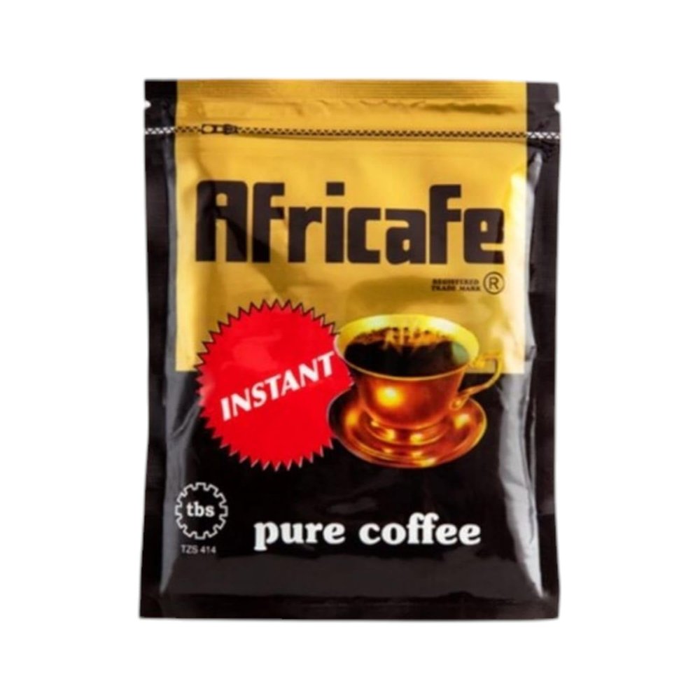 Africafe Pure Instant Coffee 50g | 100% Arabica & Robusta Blend | Imported from Tanzania | Rich & Full-Bodied Flavor