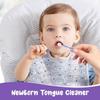 Acorn Crafts 3 Pcs Baby Toothbrush Set for 018 Months  Soft Silicone Manual Toothbrush, U-Shaped Tongue Cleaner & Gum Massager | Infant Oral Care Kit with Travel Case | BPA-Free & Safe for Newborns view 3