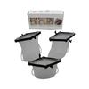 Reusable Silicone Food Storage Bags 3 Pc view 1
