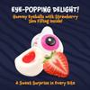 Unicorn Eye Ball Gummy Candy with Strawberry Jam Filling, 30 Pieces per Jar view 2