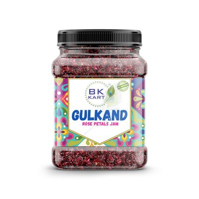 BK KART Gulkand | Natural Rose Petal Preserve | Ayurvedic Digestive | Rich in Antioxidants | Mouth Freshener | Traditional Sweet | (400 Gram)