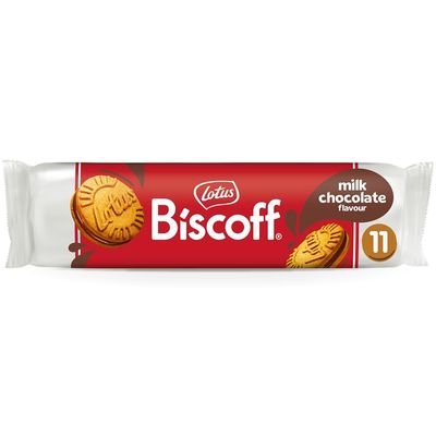 Lotus Biscof Milk Chocolate Flavour Cream Biscuits, 150g (From Belgium)