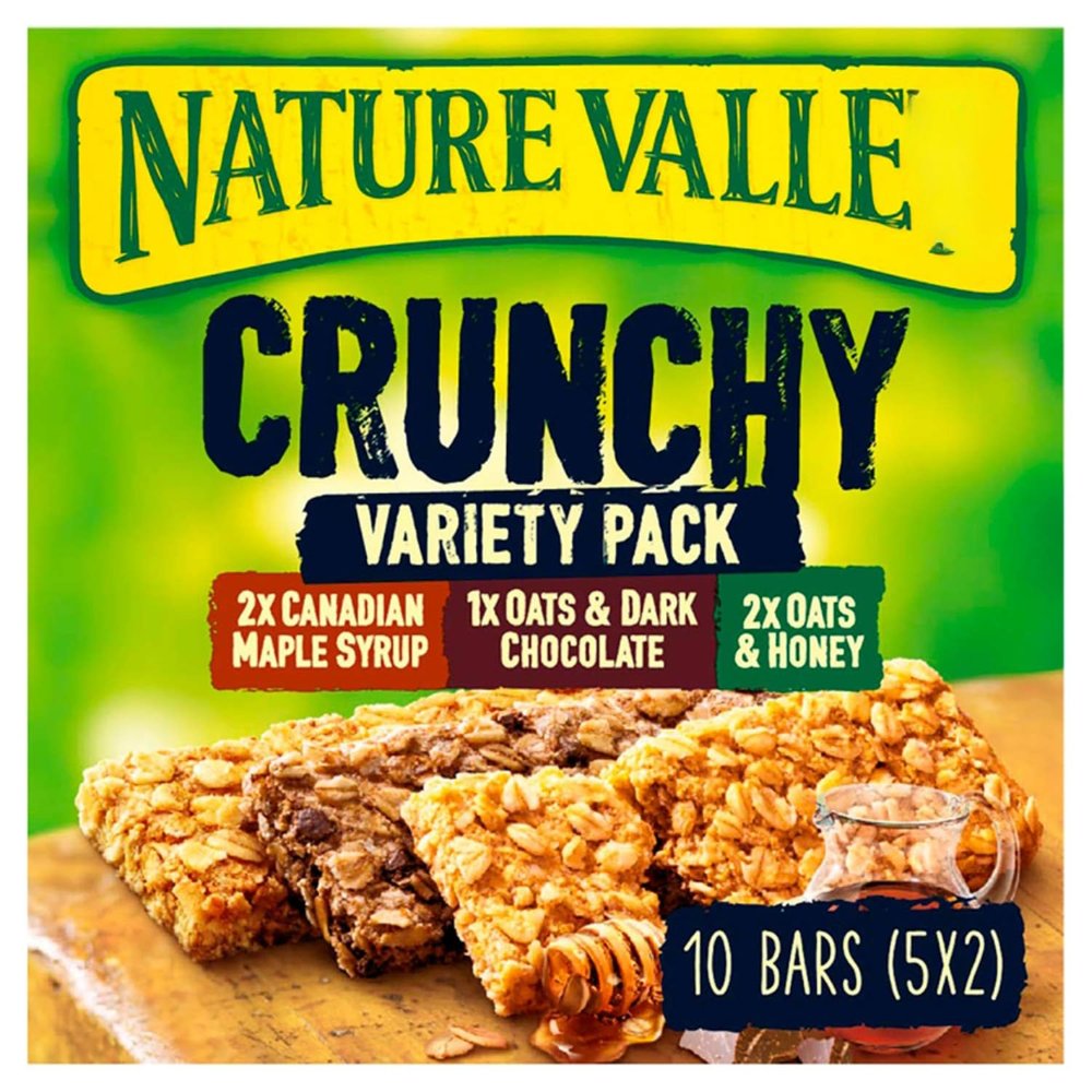 Nature Valleys Variety Pack Cereal Bars, 210Gram (2Xcanadian Maple Syrup+1Xoats & Dark Chocolate+2Xoats & Honey Bars) (Imported)