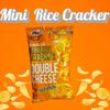 Younger Farm Mini Rice Crackers, Double Cheese Flavour, 60g, Product of Thailand, Pack of 1 view 3