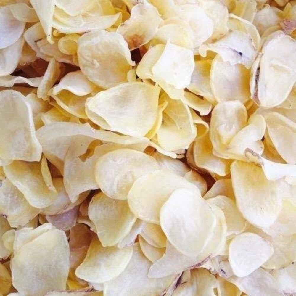 Adivine Premium Dry Potato Chips 5 KG Ready to Fry or Bake | Homemade Style Aloo Wafers | Crispy & Tasty Snack | Bulk Pack for Resale, Parties & Daily Use | Bestselling Quality - 5 KG - Sun dried Chips
