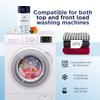 Ecosys 3-in-1 Dissolvable Magic Laundry Pods for 40 washes:Bioenzymes Infused,Tough Stain Fighter for Top & Front Load with Floral Aroma,1 Pod = 1 Wash for 5-7kg view 3