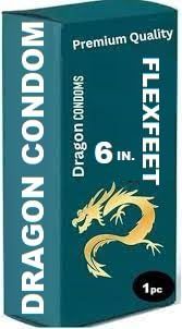 Flexfeet Dragon 6 inch Condome for Man Size | Extra Time Delay climax |