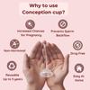 B-Arm Reusable Conception Aid Cup for Women| Leak Proof Pregnancy Aid Cup with 9 cm Long Stem for Easy Removal| Soft & Flexible Fertility Support Cup for Natural Conception & Pregnancy view 3