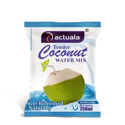AACTUALA Tender Coconut Water Powder Mix  Pack of 15 Sachets (15g Each)  Instant Hydration with Natural Electrolytes  No Artificial Flavors or Preservatives  Ideal for Fitness & Daily Refreshment