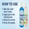 aura radiance professional non foaming clear cut shaving gel sensitive and icy cool combo pack view 3