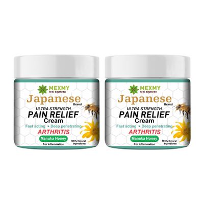 Advanced Extra Strength Pain Healing Cream | Targeted Reliever Deep Relief from Back Pain, Knee Pain, Neck Pain, Shoulder Pain & Sprains | Natural Ingredients - Vitamin B6, Cinamon Oil, Eucalyptus Oil, Arnica, Boswellia | 100 gm ((Pack Of 2 - 200gm )