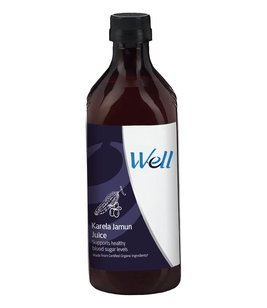 KP Well Karela Jamun Juice, Organic, Blood Sugar Support, 1 Bottle