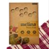 Melina Reusable Food Storage Wraps, Beeswax Wraps - Organic, Premium, Toxin-Free, Breathable - Set of 3 view 2