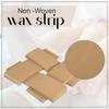 Makeup Mania 210 Pcs Large Size Waxing Strips, Non Woven Hair Removal Plain Waxing Strips - Beige Brown 210 Pcs view 3