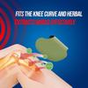 Herbal Knee Pain Relief Patches Arthritis Inflammation Patch Sticker | Instant Relief from Knee Pain | Joint Knee Pain Relief Products Natural Wormwood Extract Patch for Knee (20 Pieces) view 2