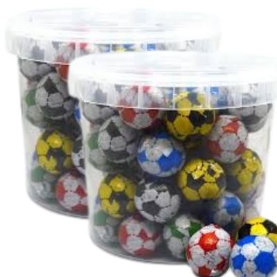 Farm Bites: Small Football Chocolate | Novelty Sports Candy | Football-Coach Gifts - 250 Count (Pack of 2)