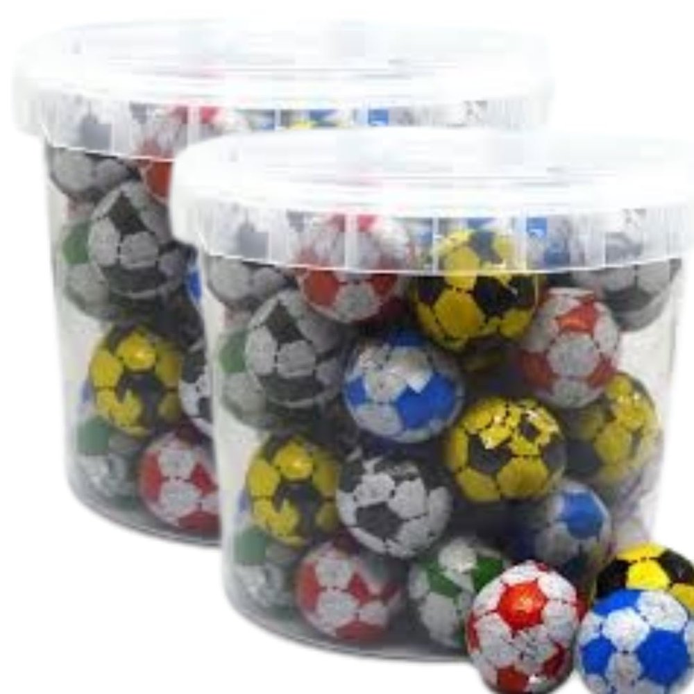 Farm Bites: Small Football Chocolate | Novelty Sports Candy | Football-Coach Gifts - 250 Count (Pack of 2)