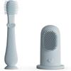ACHARAJ Dual-Sided Baby Finger Toothbrush set, Oral Care Set For baby, Silicone baby Toothbrush With Suction Base, baby Finger Toothbrush Tongue Oral Cleaner Kit (2 pcs-1 set)(Multicolor) view 1