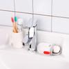 BHAVSHATRI Portable Capsule Shaped Toothbrush Holder & Soap Holder Case Cover Combo for Travel, Home, Outdoor - Multicolor (1 Soap Box - 1 Toothbrush Case) view 3
