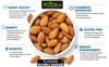 100% Natural Kashmiri Mamra Badam  Known for Its Rich Taste and Crunchy Texture (500G) view 3