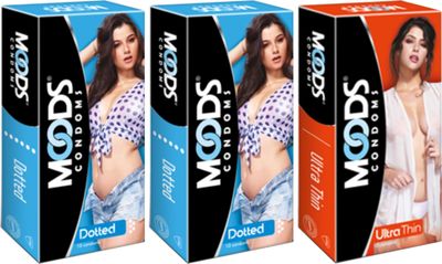 CONDOMS DOTTED TWO AND ULTRA THIN ONE 10S