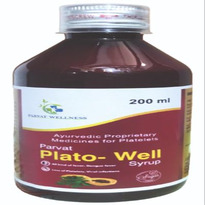 Plato Well Syrup 200ml Herbal Support for Immunity and Platelet Health