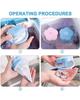 EIZOOU 10 Pcs Reusable Laundry Dryer Balls And 2 Pcs Washing Machine Floating Lint Mesh BagsSet Hair Catcher Lint Trap And Dryer Balls (Multicolor) view 4