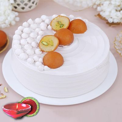 EG2i Gulab Jamun Cake for Diwali [Same Day Delivery] 500gm