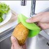 Happy Gift Gallery Silicone Kitchen Scrubber | Multi-Color Dishwashing Cleaning Pad | Reusable, Anti-Bacterial & Heat Resistant | Pack of 3 view 2