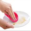 Happy Gift Gallery Silicone Kitchen Scrubber | Multi-Color Dishwashing Cleaning Pad | Reusable, Anti-Bacterial & Heat Resistant | Pack of 3 view 3