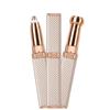AGORAZOIN 2-in-1 Eyebrow Trimmer for Women | Rechargeable Facial Hair Remover with Replaceable Heads | Flawless Eyebrow Shaper & Face Hair Remover for Upper Lip, Nose, Chin | USB Electric Beauty Tool view 1