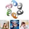 VALUEVIBES Silicone Ear Plugs, Anti-Noise Waterproof Earplugs for Sleeping, Noise Reduction Plugs Sleep Earplug, Reusable Earplugs for Sleeping, Work, Studying, Travel (Gray, One Size) view 2