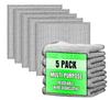 Gipibox Non-Scratch Dish Wash Cloth, Steel Wire Dish Cloth, Wire Dishwashing Rags Stainless Steel Scrubber Non-Scratch Wire Dishcloth for Washing Dishes Sinks Counters (Pack of 5) view 1