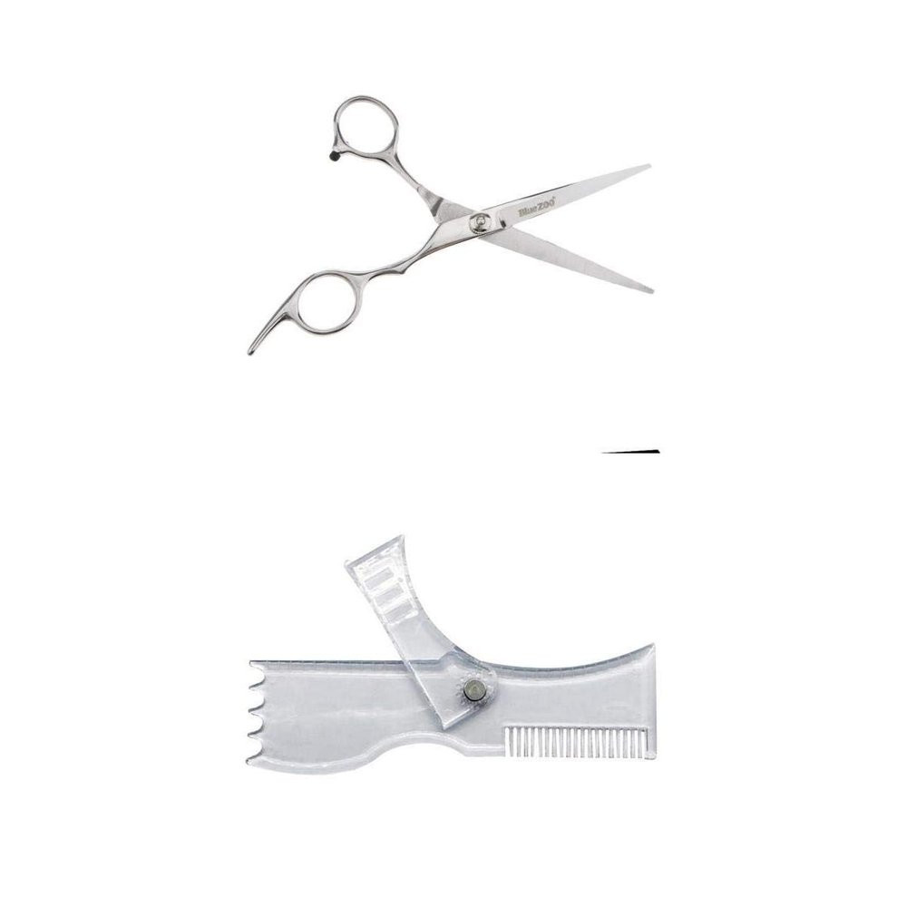 BNF Adjustable Beard Shaping Tool Set Shaper Stencil Comb + Trimming Scissor|Health & Beauty | Hair Care & Styling | Brushes & Combs|1 Piece Beard Shaper Comb