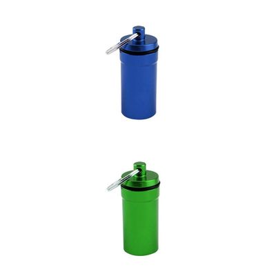 BNF 2 Pieces Airtight Pill Box Case Holder Containers Capsule Bottles Keychain|Health & Beauty | Health Care | Pill Boxes, Pill Cases|2 Pieces Sealed Pill Cases
