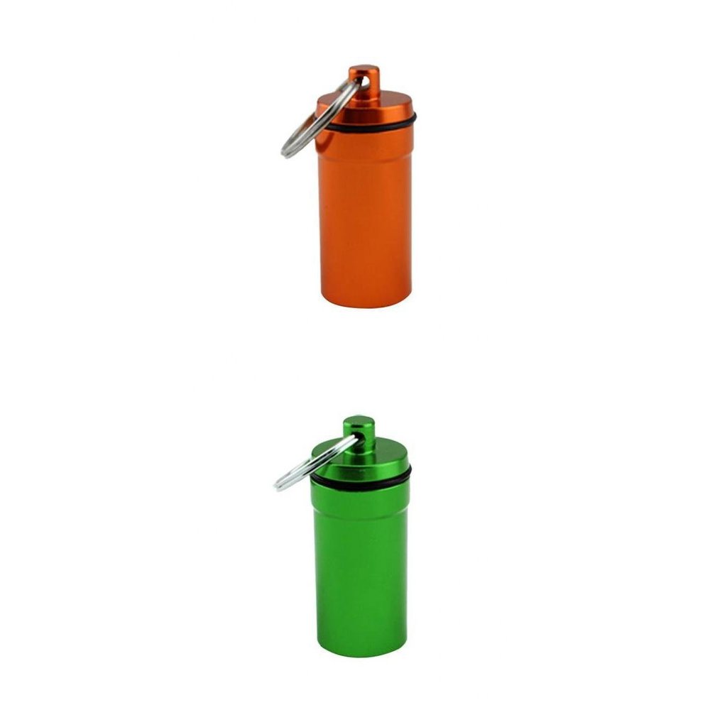 BNF 2 Pieces Portable Pill Case Holder Keychain Medicine Container Waterproof|Health & Beauty | Health Care | Pill Boxes, Pill Cases|2 Pieces Pill Case
