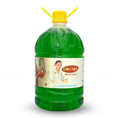 Doctor Hand Wash Antibacterial Liquid Soap | Gentle on Skin, Tough on Germs | Daily Hygiene Hand Wash for Soft, Clean Hands 5Liter (Green)
