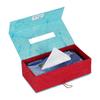 Aftertaste Foundation Handpainted Tissue Box Cover - Decorative Wooden Holder for Home, Office, or Car - Artistic Design for Tabletop or Desk - Stylish Accent for Any Space Blue(Elephant) view 2