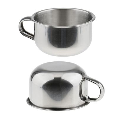BNF 2 Pieces Stainless Steel Men's Shaving Mug Bowls Barber Beard Soap Mug Cups|Health & Beauty | Shaving & Hair Removal | Shaving Brushes & Mugs|2 Pieces Shaving Bowl