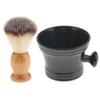 BNF Natural Wood Bristle Shaving Brush with PVCMug Cup Bowl Set Kit for Men|Health & Beauty | Shaving & Hair Removal | Shaving Brushes & Mugs|1 Peice Wood Shaving Brush view 3