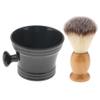 BNF Natural Wood Bristle Shaving Brush with PVCMug Cup Bowl Set Kit for Men|Health & Beauty | Shaving & Hair Removal | Shaving Brushes & Mugs|1 Peice Wood Shaving Brush view 4