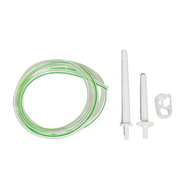 LISAMED Enema Kit Tube, 1.5 Metre Silicone Tube, 2 Nozzles with Water Flow Control Clamp
