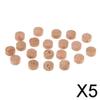 FASHIONMYDAY 5xSpit Valve Cork Water Key Replacement Accessory Part Wood | Musical Instruments & Gear | Brass | Cornets view 2